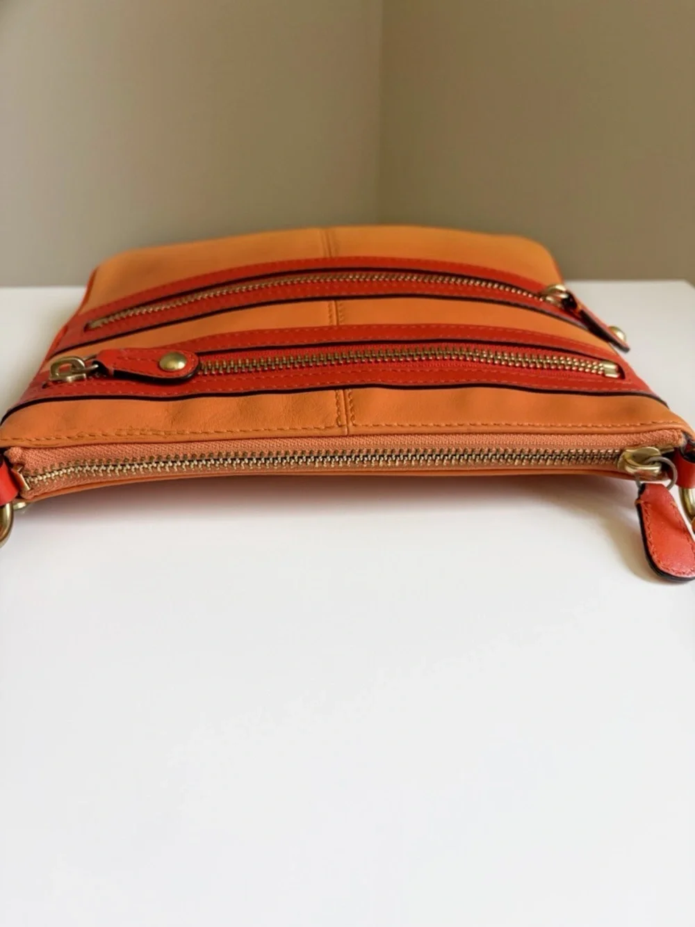 Coach Bonnie Double Zip Pocket Swing Crossbody Bag